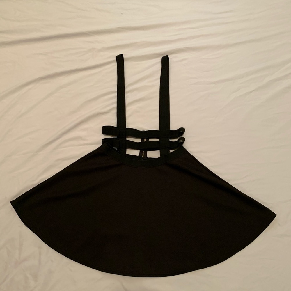 Black skater skirt